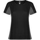 SHANGHAI WOMAN Спортивная футболка с коротким рукавом в сочетании двух полиэфирных тканей