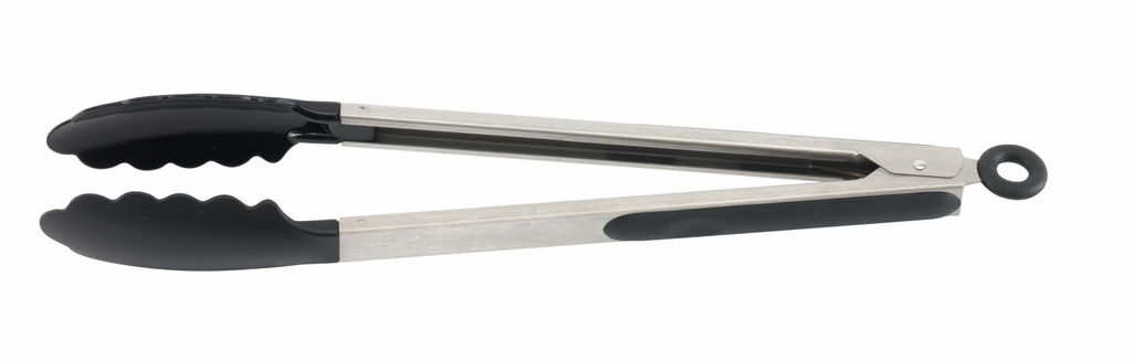 Щипці з нержавіючої сталі GRIP сріблястий, чорний - 56-0604063- Фото №1