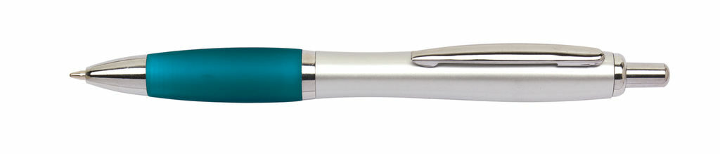 Авторучка SWAY серебристый, бирюзовый - 56-1102011- Фото №1
