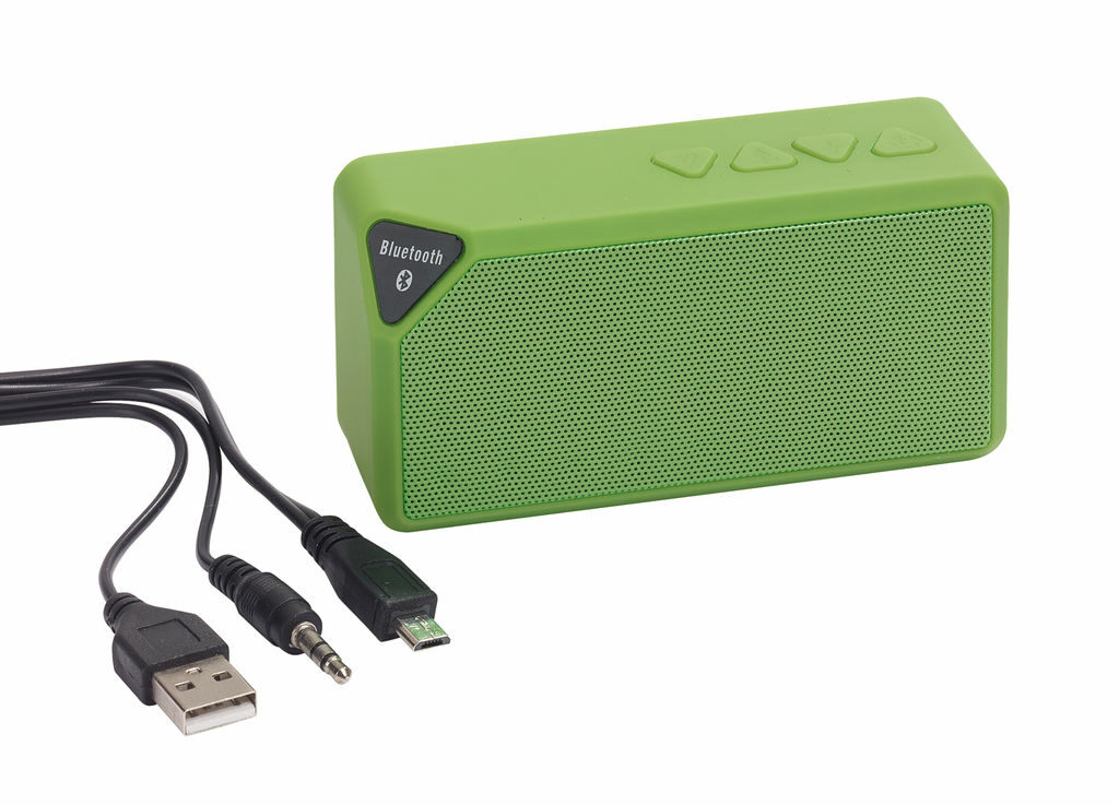 Динамик Bluetooth CUBOID зелёный - 56-0406214- Фото №1 Динамик Bluetooth CUBOID зелёный - 56-0406214- Фото №1