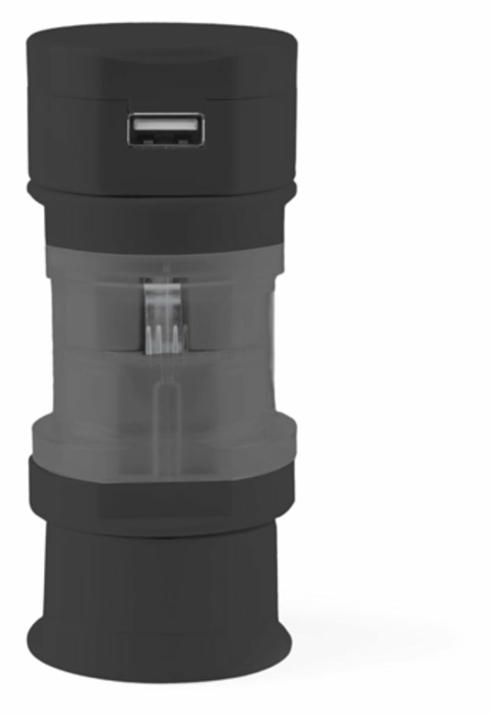 Адаптер для розетки Tribox черный - AP741480-10- Фото №1