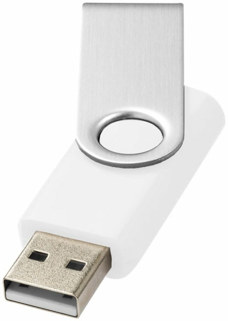 Флешка 16 Gb сріблясто-біла - 170705-01-16- Фото №1 Флешка 16 Gb сріблясто-біла - 170705-01-16- Фото №1