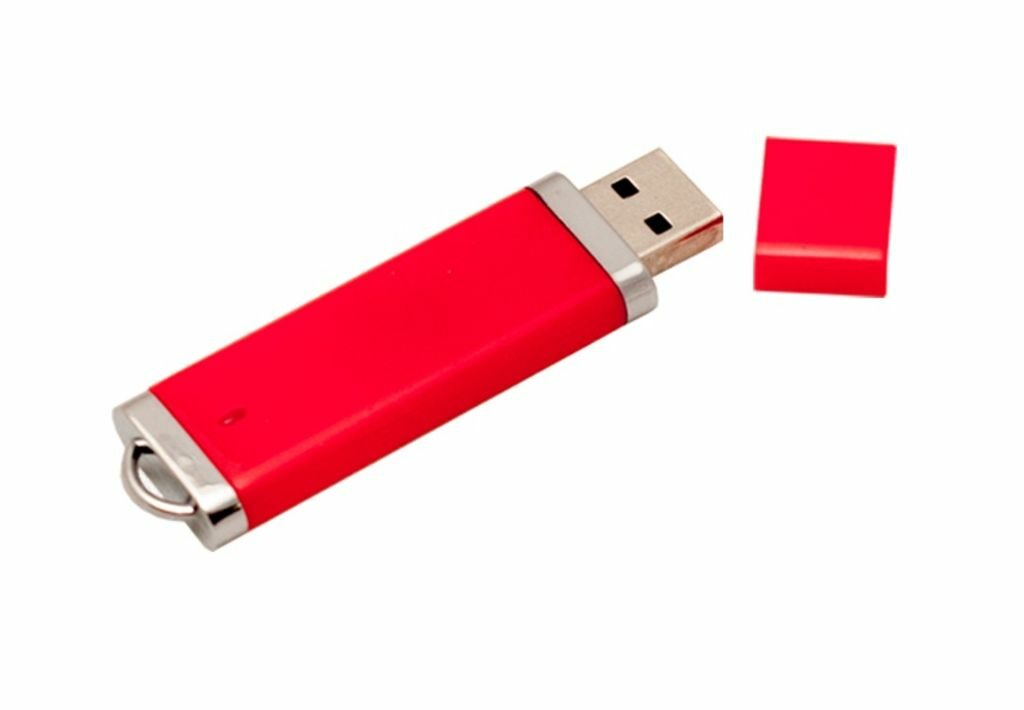 Флешка 4 Gb з пластику та металу, червона, з ковпачком - 170701-05-4- Фото №1 Флешка 4 Gb з пластику та металу, червона, з ковпачком - 170701-05-4- Фото №1