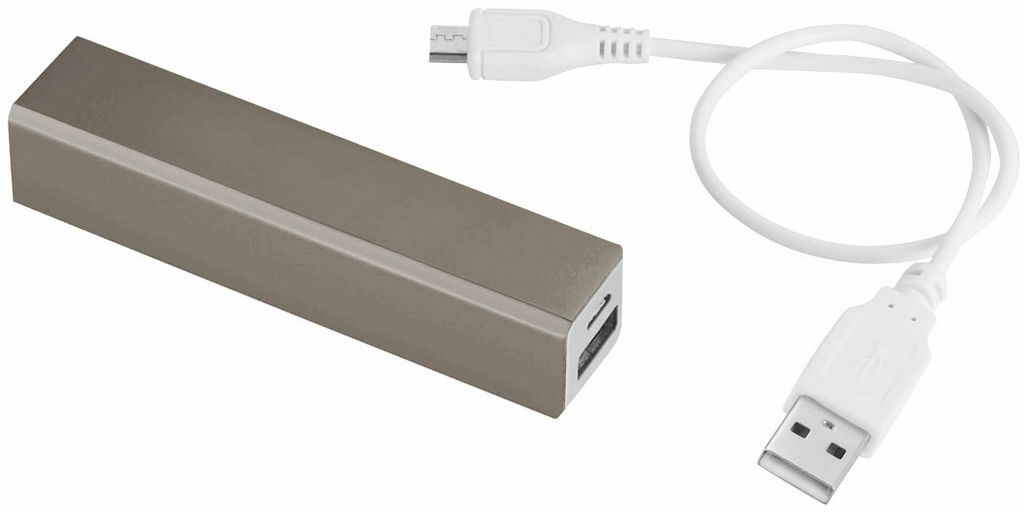 Рower bank Volt alu титановий - 12349206- Фото №1