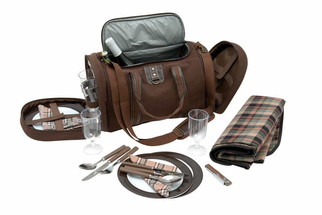 Сумка для пикника 4 PICKNICK коричневый - 58-0600519- Фото №1