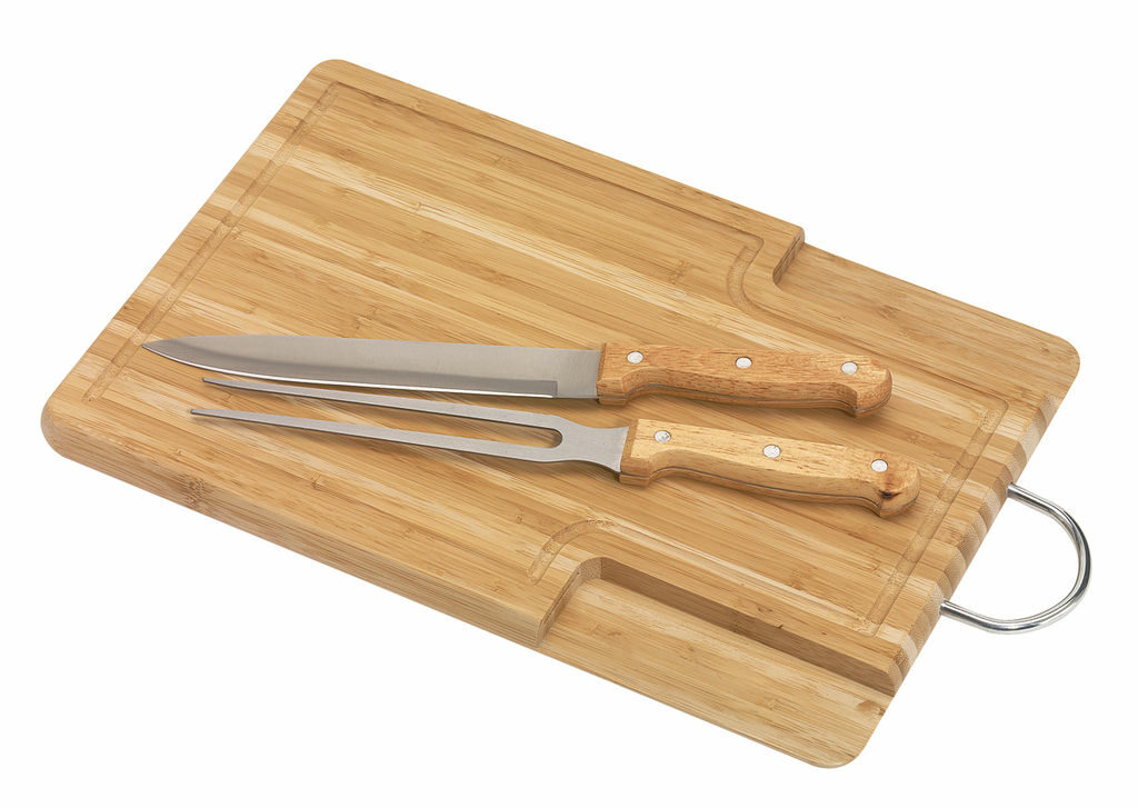 Доска разделочная BAMBOO-CUT коричневый - 58-8030040- Фото №1