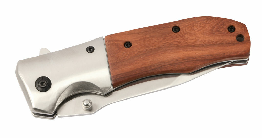 Нох охотничий HUNTSMAN коричневый, серебристый - 56-0301139- Фото №3