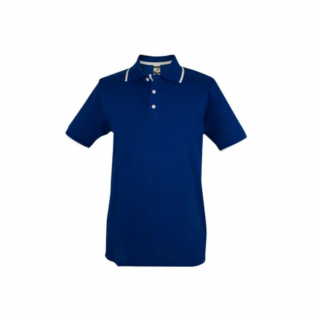ROME. Мужское поло  slim fit королевский синий  размер S - 30137-114-S- Фото №1