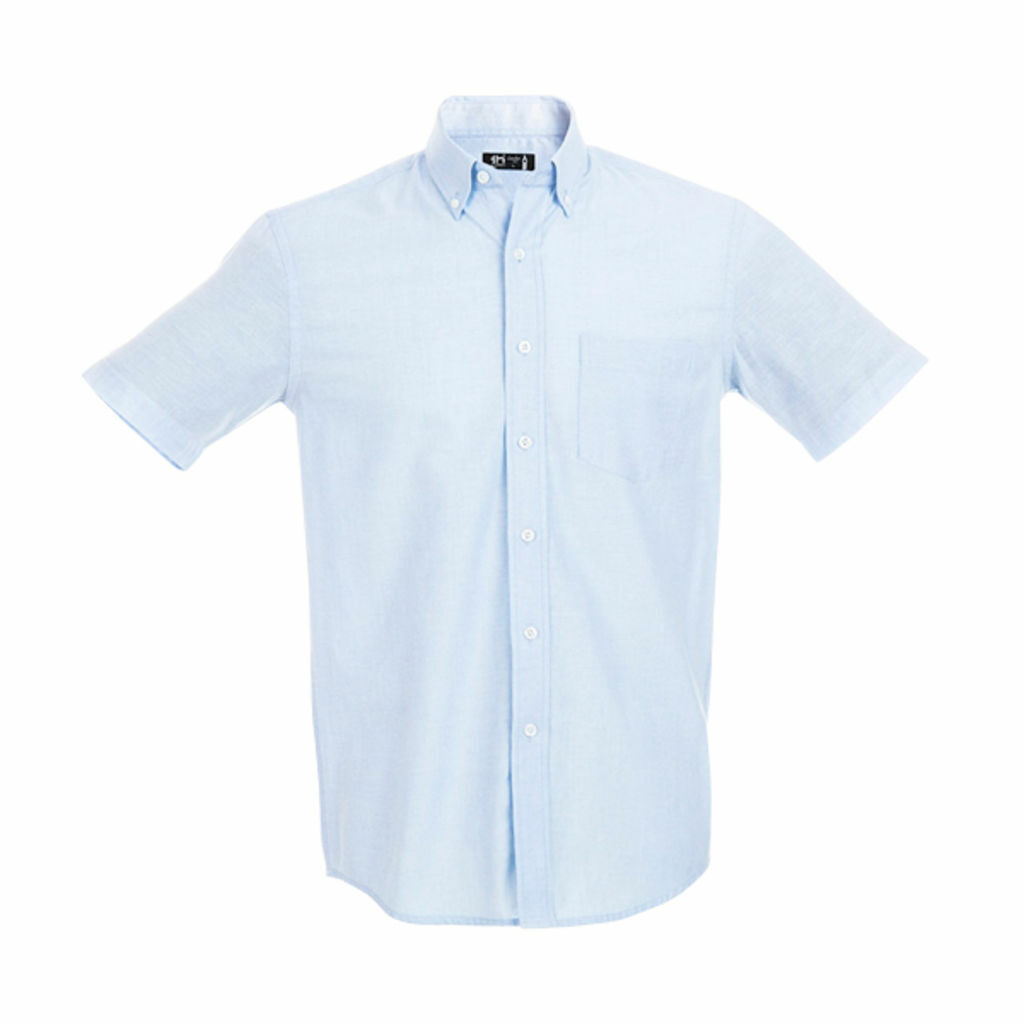 THC LONDON. Оксфордська сорочка для чоловіків блакитний  розмір L - 30157-124-L- Фото №1