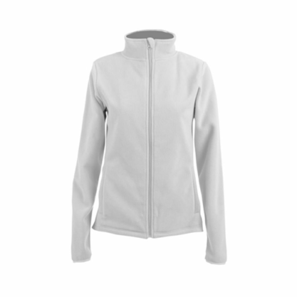 THC HELSINKI WOMEN WH. Жіноча флісова куртка з блискавкою білий  розмір XL - 30205-106-XL- Фото №1