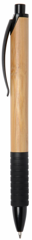 Ручка кулькова BAMBOO RUBBER коричневий, чорний - 56-1101538- Фото №1 Ручка кулькова BAMBOO RUBBER коричневий, чорний - 56-1101538- Фото №1