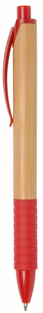 Ручка кулькова BAMBOO RUBBER коричневий, червоний - 56-1101540- Фото №1 Ручка кулькова BAMBOO RUBBER коричневий, червоний - 56-1101540- Фото №1
