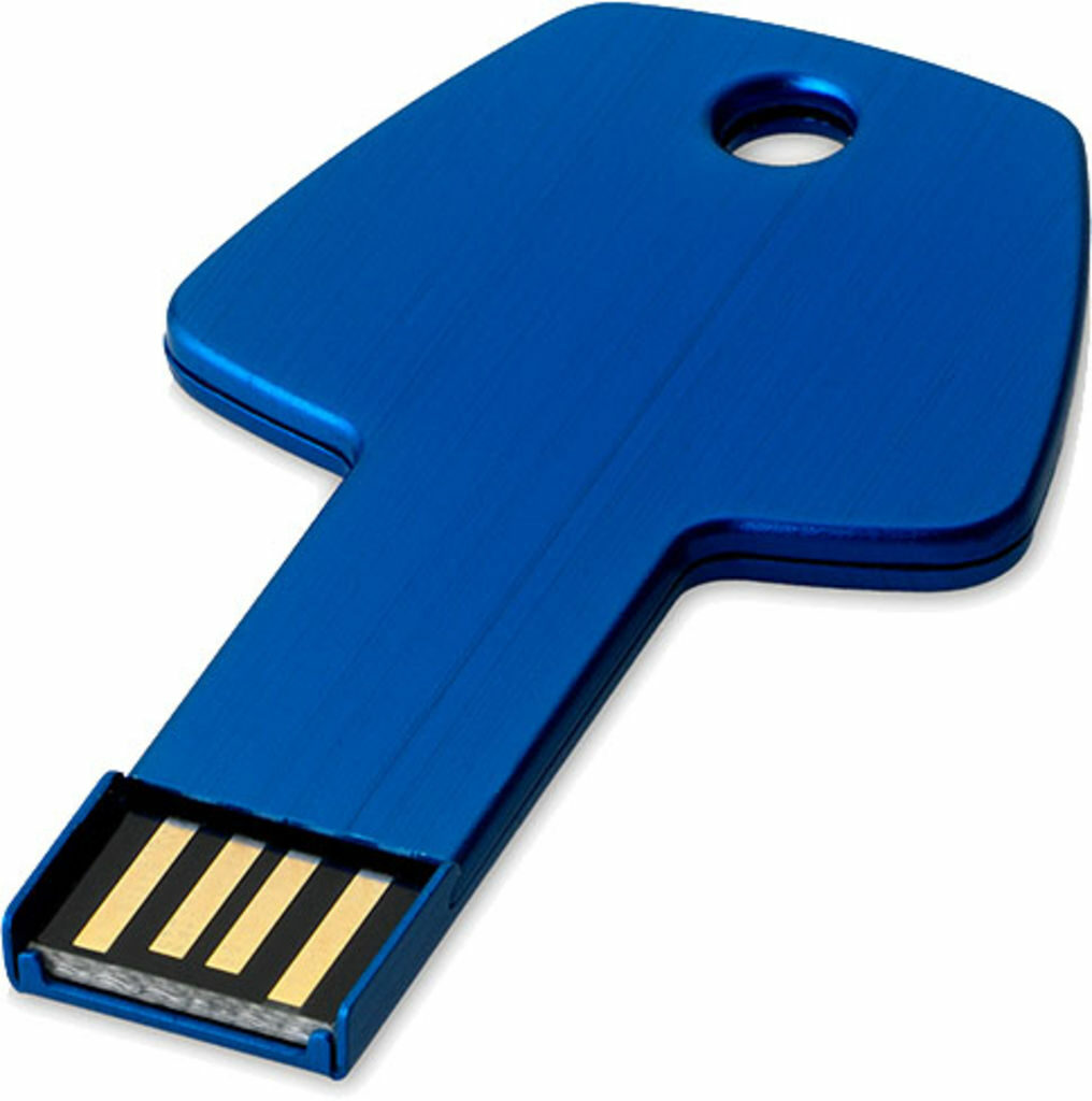 Флешка-ключ алюмінієва 1GB темно синій - 1Z33394D-1GB- Фото №1