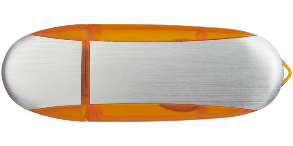 Флешка 4GB оранжевый, серебристый - 1Z30581G-4GB- Фото №4