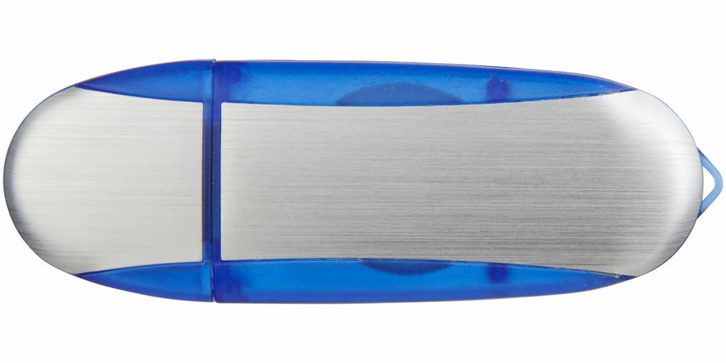 Флешка 4GB синий темный, серебристый - 1Z38702G-4GB- Фото №3