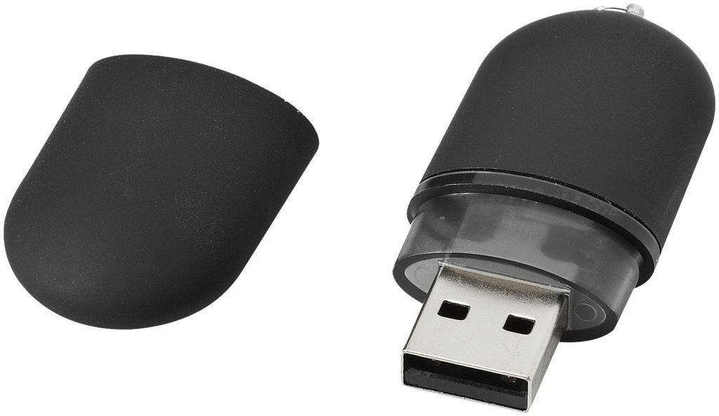 Флешка 16GB сплошной черный - 1Z39352D-16GB- Фото №1