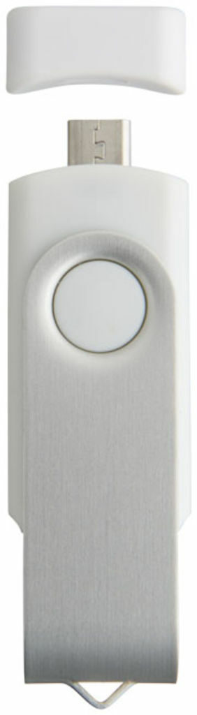 Флешка-твістер 8GB білий - 1Z20110D-8GB- Фото №3