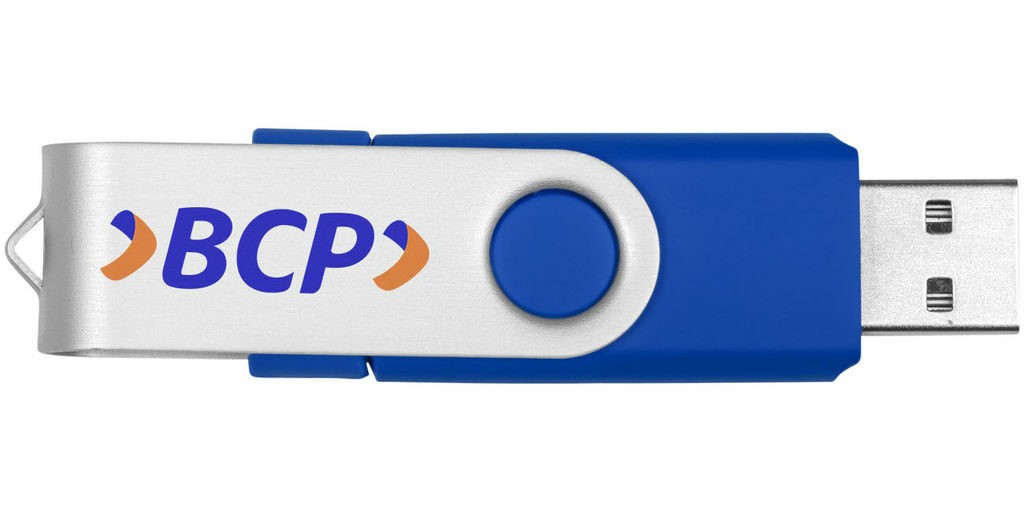 Флешка-твістер 32GB cиній - 1Z20120D-32GB- Фото №2