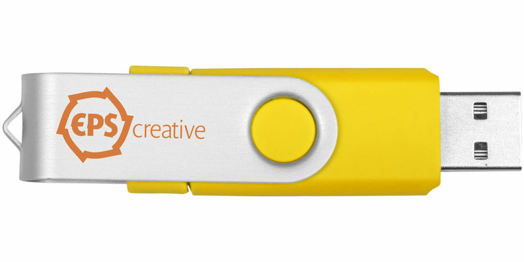 Флешка-твістер 32GB жовтий - 1Z20140D-32GB- Фото №2