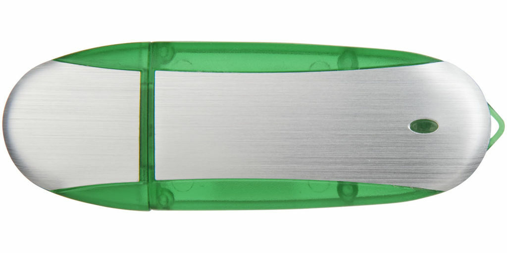 Флешка 8GB зелене яблуко, сріблястий - 1Z30580G-8GB- Фото №3