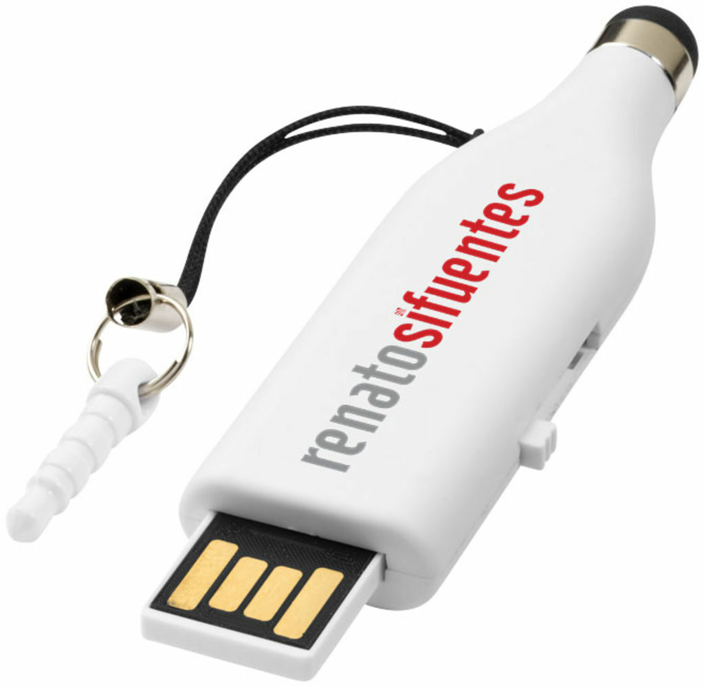 Флешка со стилусом 4GB белый - 1Z39230D-4GB- Фото №8