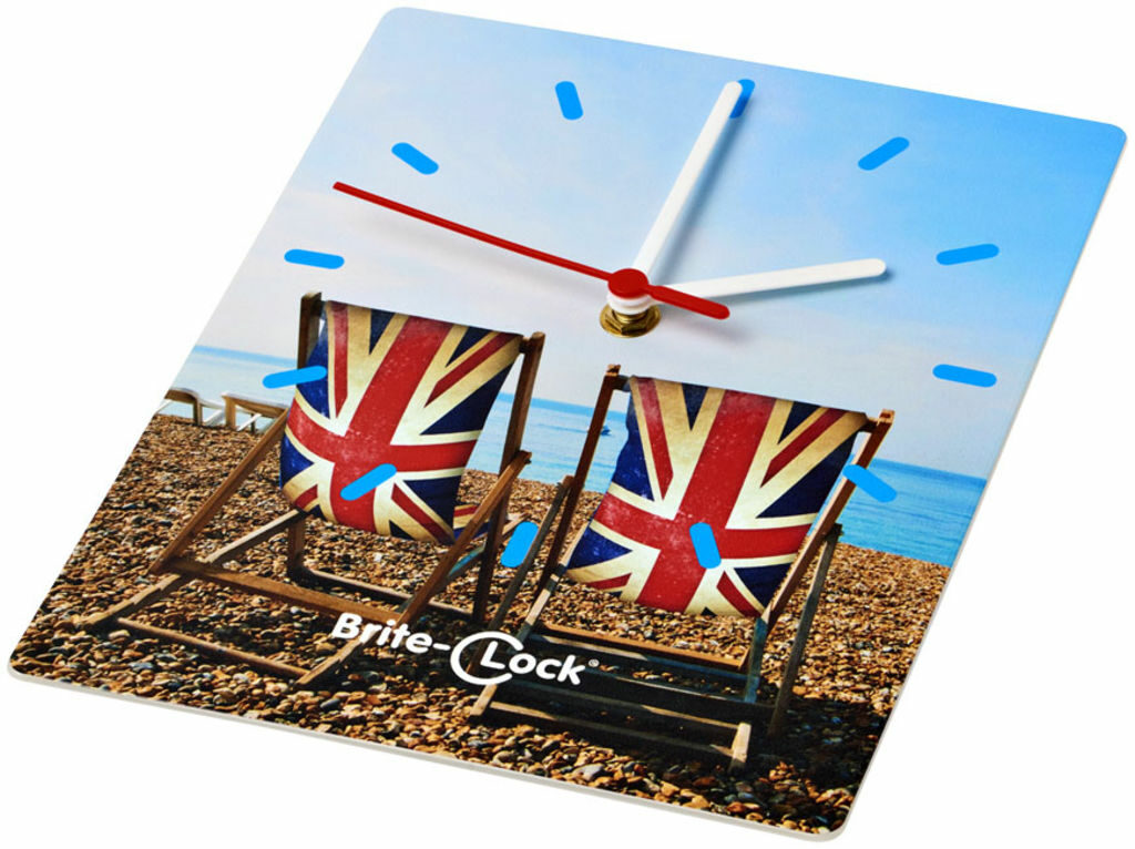 Годинник настінний Brite-Clock білий - 21053101- Фото №1