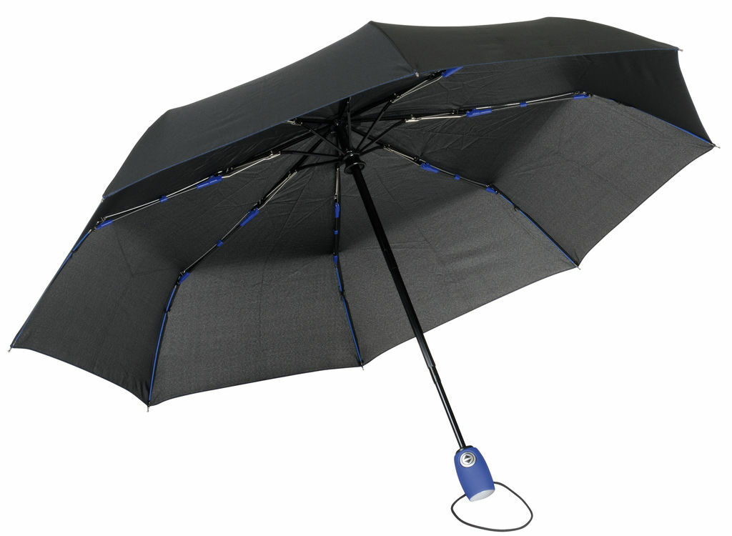 Парасолька складана-автомат STREETLIFE чорний, синій - 56-0101250- Фото №1