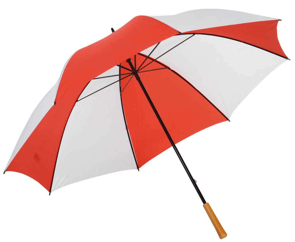 Парасолька-тростина RAINDROPS червоний, білий - 56-0104227- Фото №1