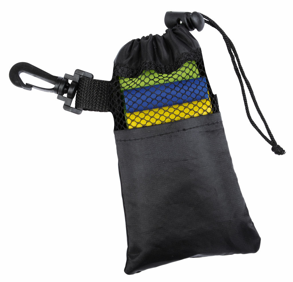 Стрічки-еспандери SPORTY BAG світло-зелений, синій, жовтий - 56-0605033- Фото №1