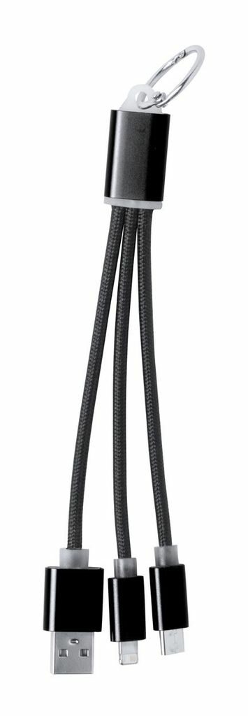 Кабель зарядний USB Scolt чорний - AP721102-10- Фото №1