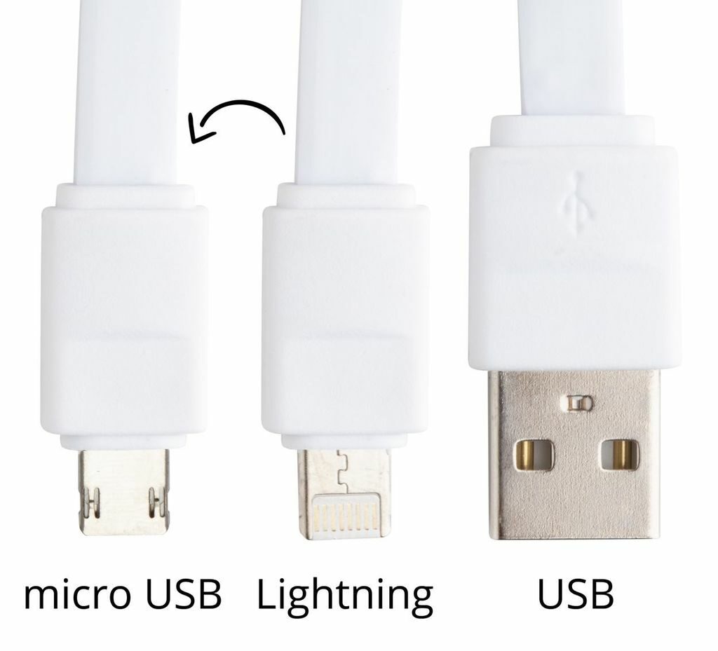 Кабель зарядний USB Stash білий - AP810422-01- Фото №3