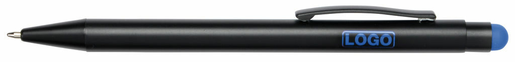 Ручка кулькова алюмінієва BLACK BEAUTY синій, чорний - 56-1101758- Фото №1