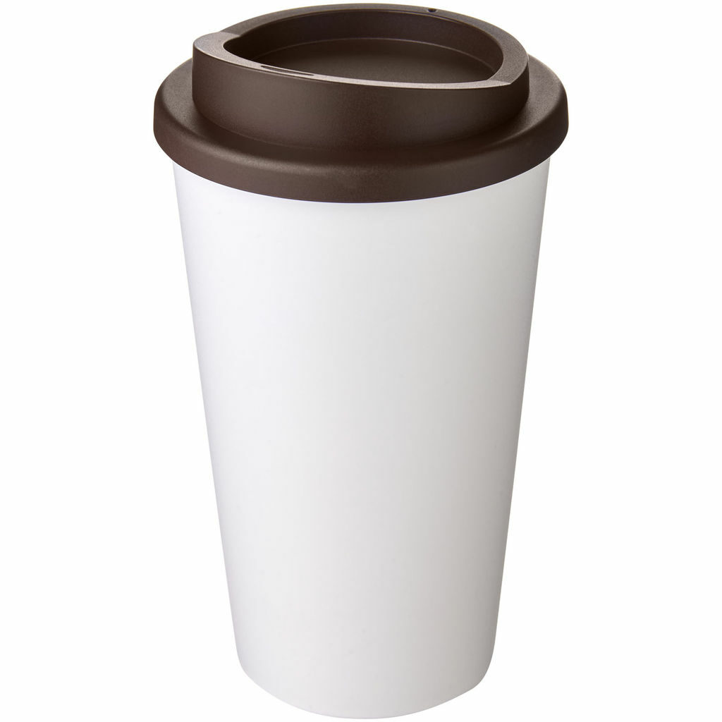 Термокружка Americano білий, коричневий - 21000130- Фото №1
