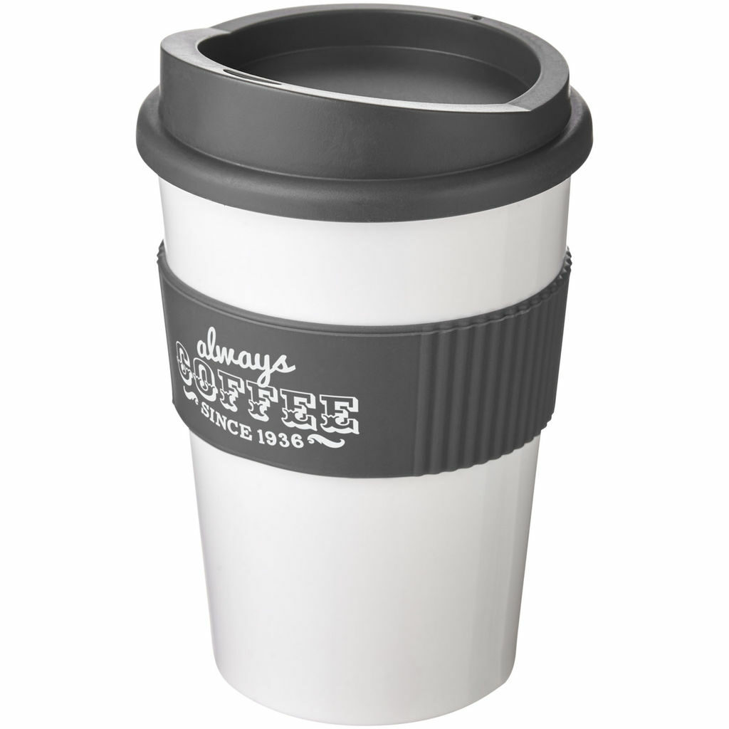 Кружка Americano Мedio белый, серый - 21000829- Фото №2