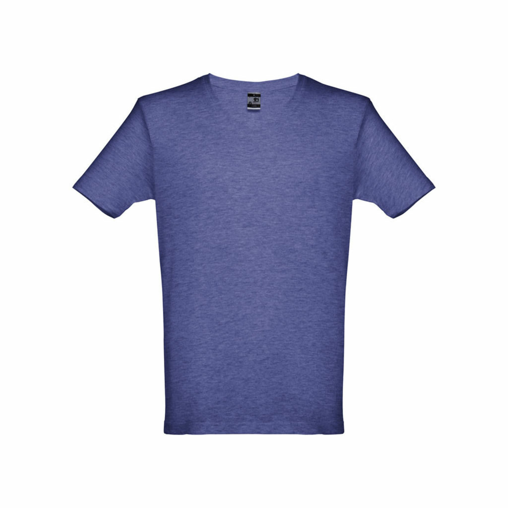 ATHENS. Мужская футболка матовый синий  размер XL - 30116-194-XL- Фото №2