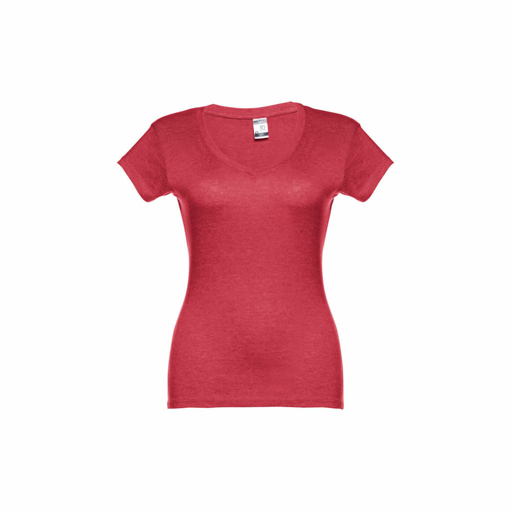ATHENS WOMEN. Женская футболка матовый красный  размер M - 30118-195-M- Фото №2