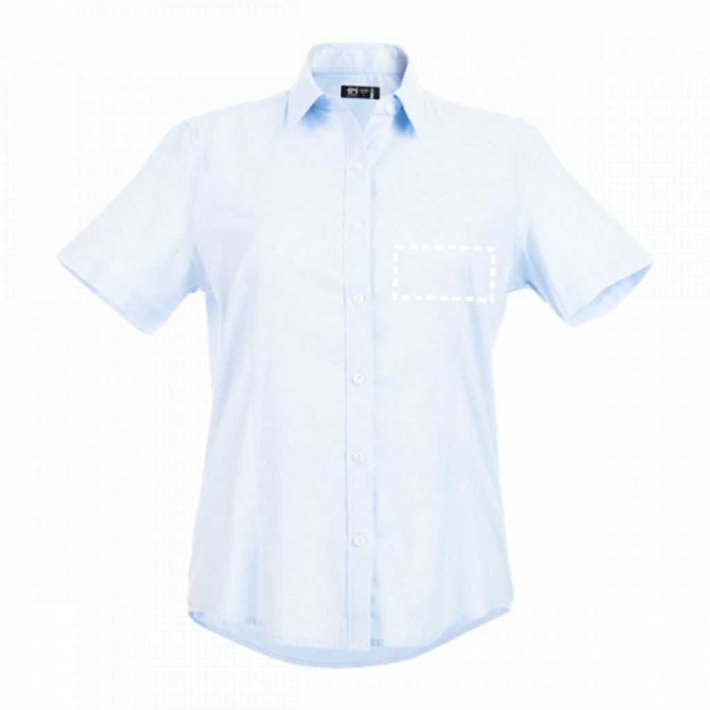 LONDON WOMEN. Женская рубашка oxford голубой  размер S - 30158-124-S- Фото №4