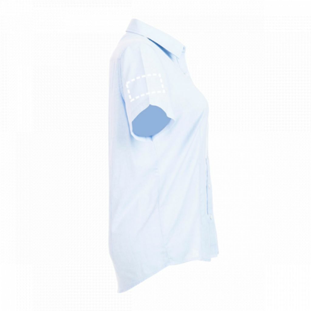 THC LONDON WOMEN. Оксфордська сорочка для жінок блакитний  розмір XL - 30158-124-XL- Фото №9