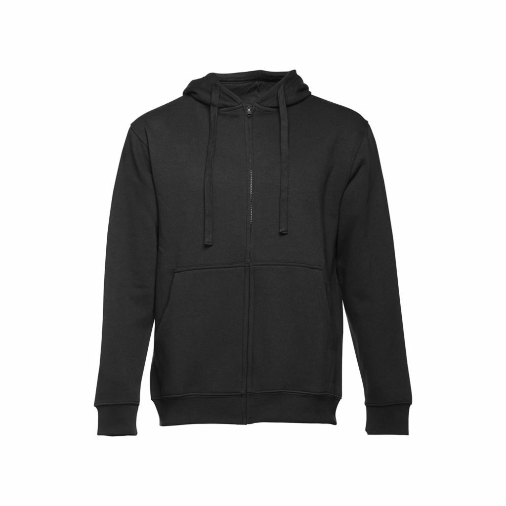 THC AMSTERDAM. Чоловіча кофта на блискавці та капюшоні чорний  розмір XXL - 30161-103-XXL- Фото №2