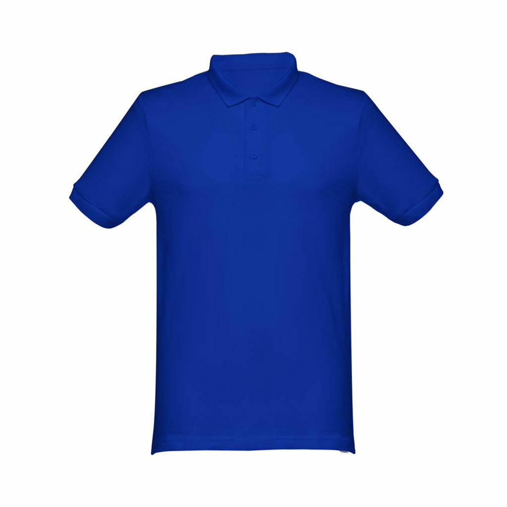 THC MONACO. Чоловіче поло королівський синій  розмір XXL - 30188-114-XXL- Фото №2
