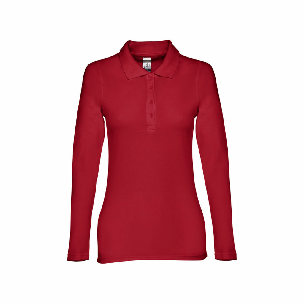 BERN WOMEN. Жіноче поло з довгим рукавом бордовий  розмір XXL - 30145-115-XXL- Фото №1