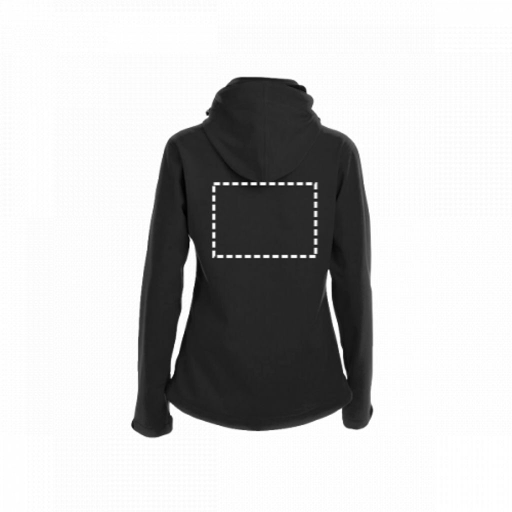 ZAGREB WOMEN. Жіночий SoftShell зі знімним капюшоном темно-зелений  розмір M - 30181-129-M- Фото №4