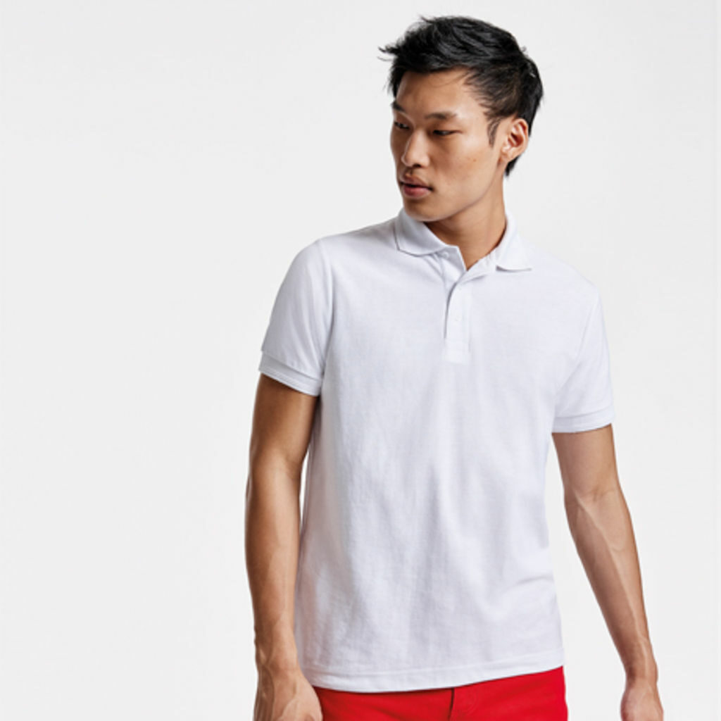 PEGASO Сорочка-поло з коротким рукавом бірюзовий  розмір S - PO66030112- Фото №2