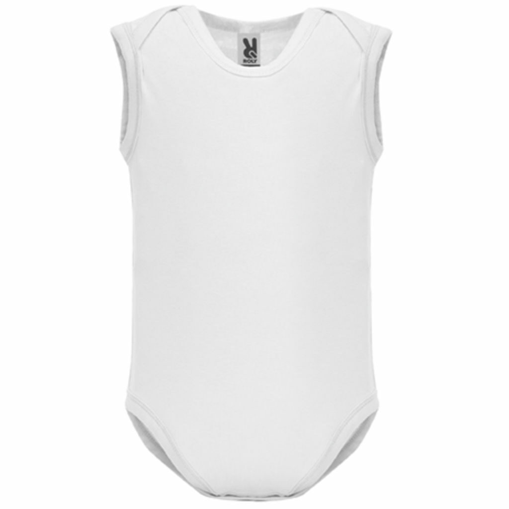 SWEET Боди гладкой вязки для младенца белый  размер 6 MESES - BD72013501- Фото №1