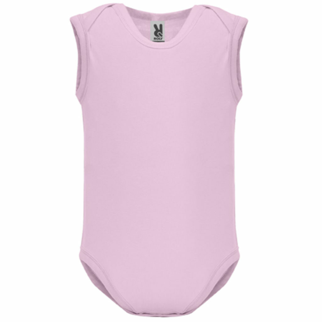 SWEET Боди гладкой вязки для младенца светло-розовый  размер 12 MESES - BD72013648- Фото №1