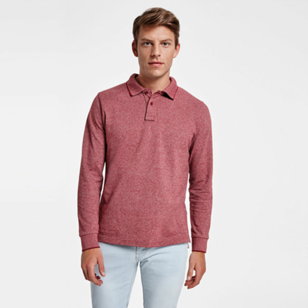 DYLAN Строкате поло з довгими рукавами heather garnet  розмір XXL - PO041105256- Фото №2