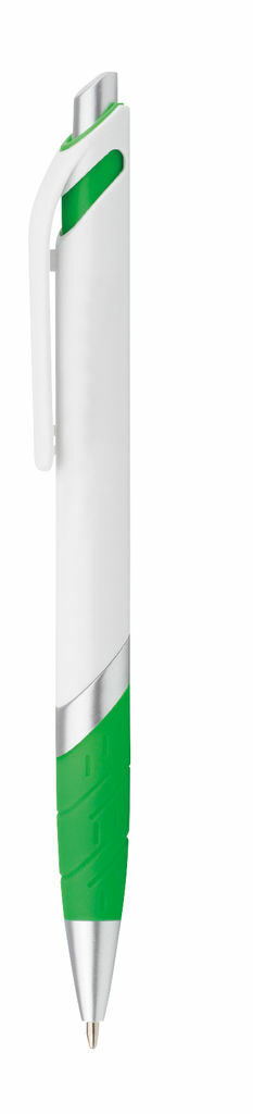 Пластиковая шариковая ручка, синие чернила зеленый - 81174-109- Фото №1