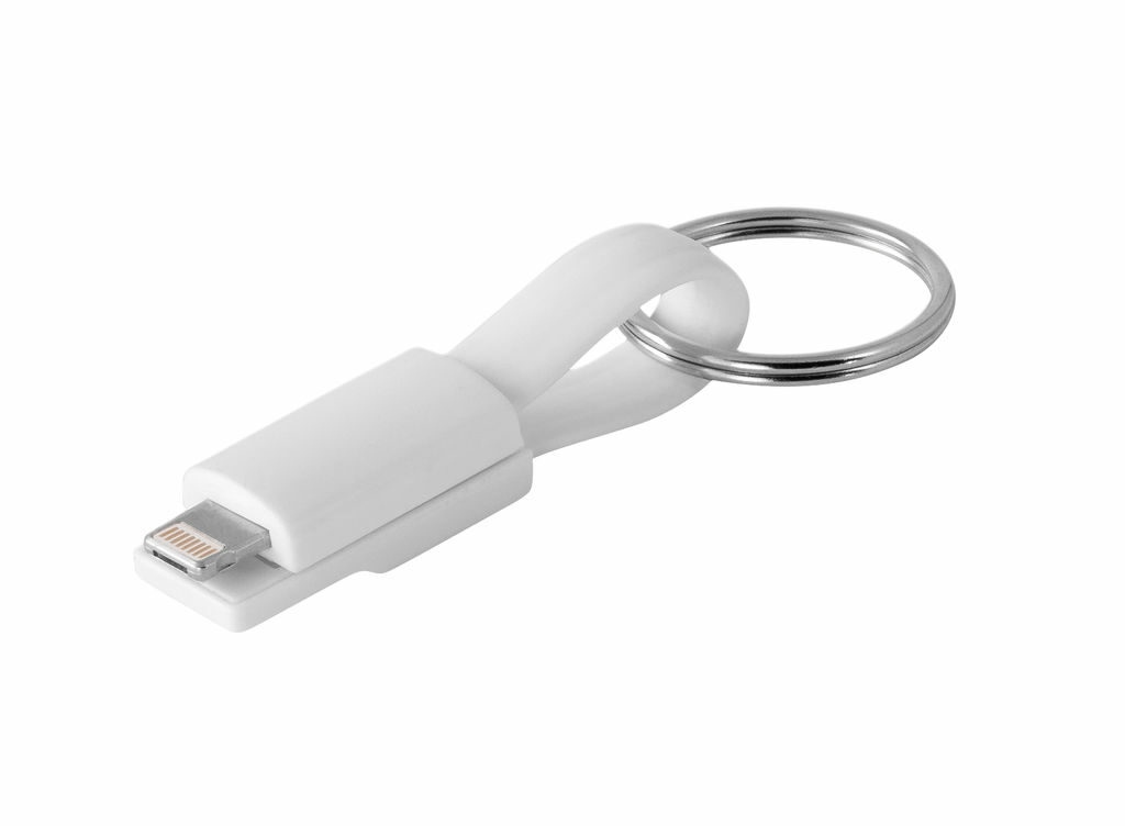 USB-кабель з роз'ємом 2 в 1 білий - 97152-106- Фото №1