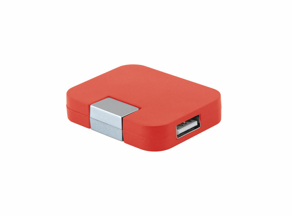 JANNES. USB хаб 2'0 червоний - 97318-105- Фото №1