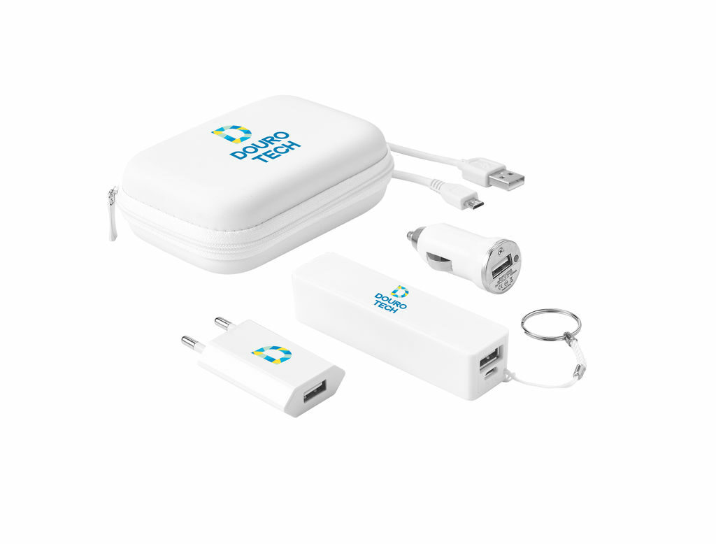 CHARGI. Набір з батареї і зарядних пристроїв USB білий - 97326-106- Фото №2